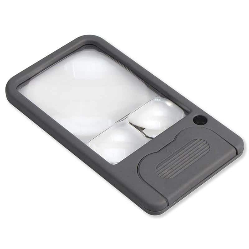 Carson 2.5X / 4.5X / 6X LED Pocket Magnifier