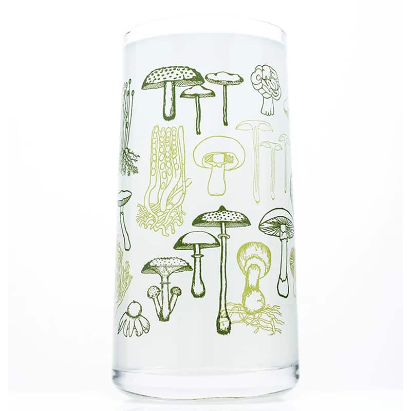 Mushrooms Drinking Glass Mushrooms Drinking Glass