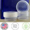 CoolJarz®™ Sealz™ Screw-Capped Clear Poly Jar