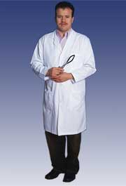 Women's Lab Coat with Belt