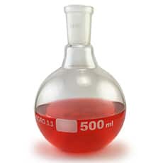 Single Neck Flat Bottom Round Boiling Flask