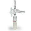 3-Way Glass Vacuum Adapter With Hose Connection
