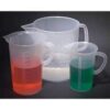 Tall Form Plastic Graduated Beaker with Handle
