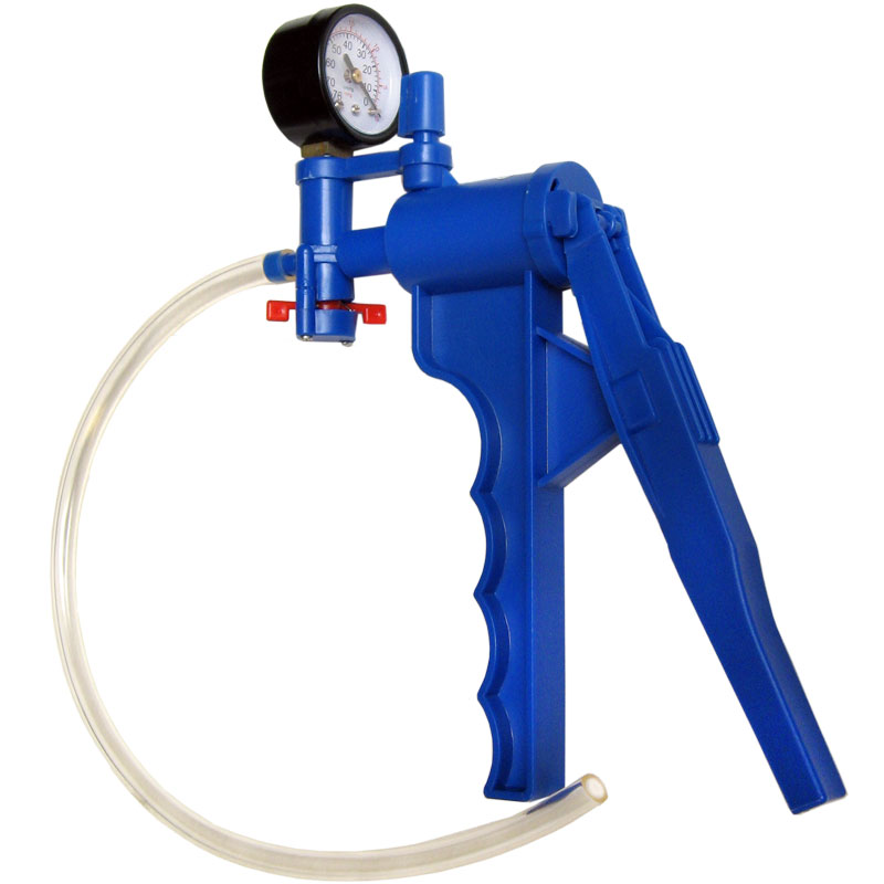 Hand Vacuum Pump with Pressure Gauge Hand Vacuum Pump with Pressure Gauge