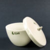 Porcelain Crucible with Lid (Low Form)